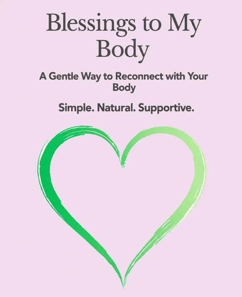 Book cover with green heart and text on a light purple background.
